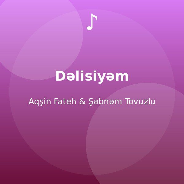 Dəlisiyəm — Aqşin Fateh & Şəbnəm Tovuzlu